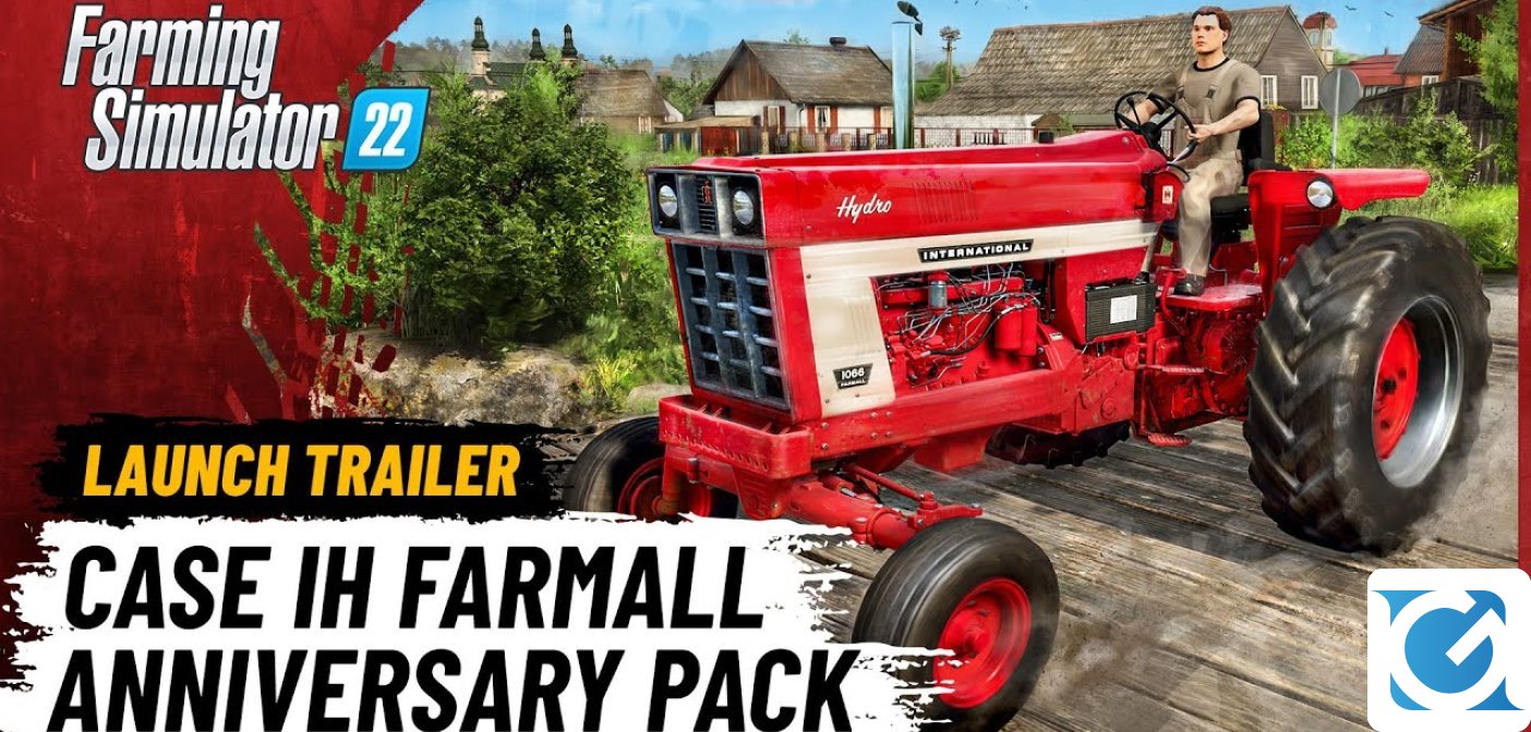 Il Case IH Farmall Anniversary Pack arriva in Farming Simulator 22