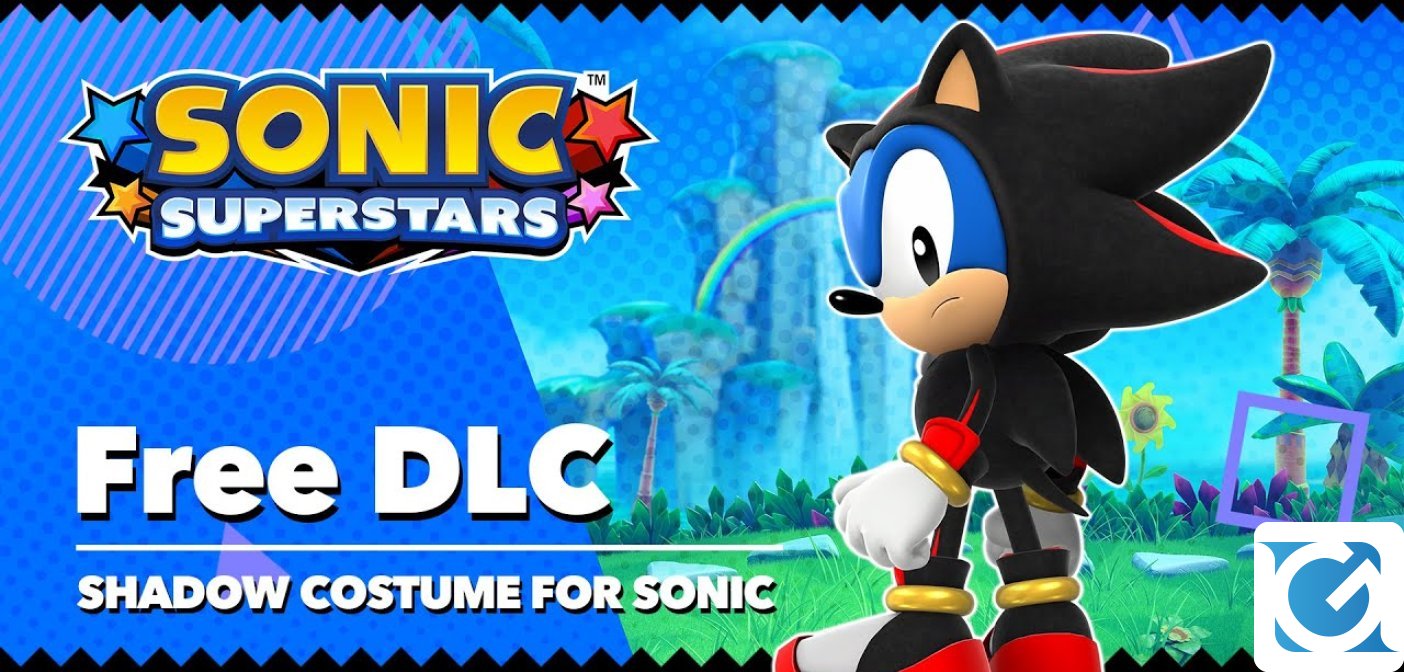 Il costume Shadow per Sonic di Sonic Superstars è disponibile