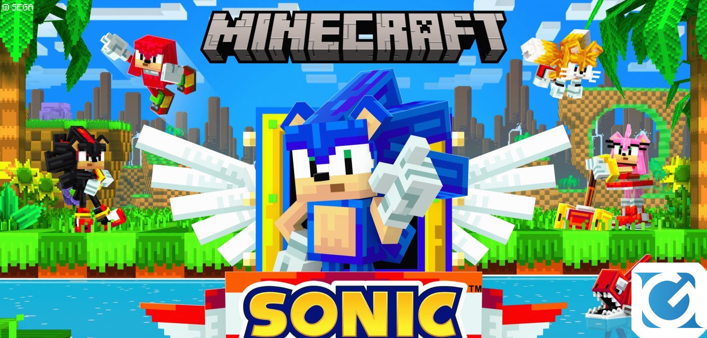 Il DLC Sonic the Hedgehog di Minecraft è disponibile