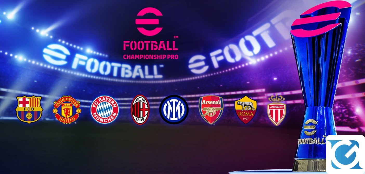 Konami svela gli otto club protagonisti dell'eFootball Championship Pro 2023