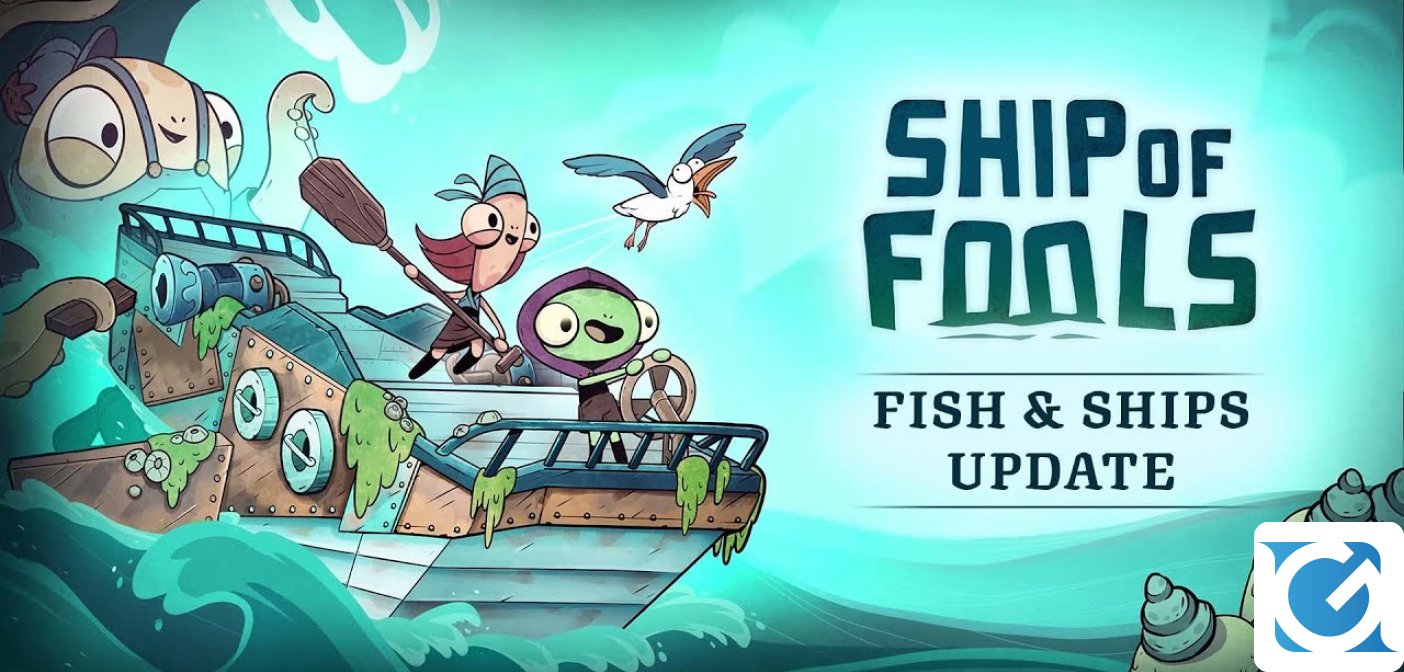 L'aggiornamento Fish & Ships è disponibile per Ship of Fools