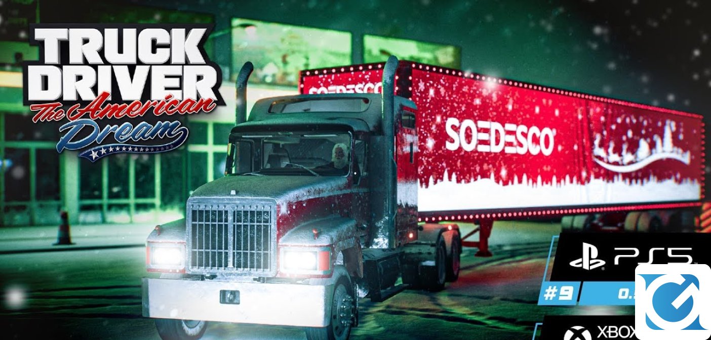 L'aggiornamento natalizio arriva in Truck Driver: The American Dream