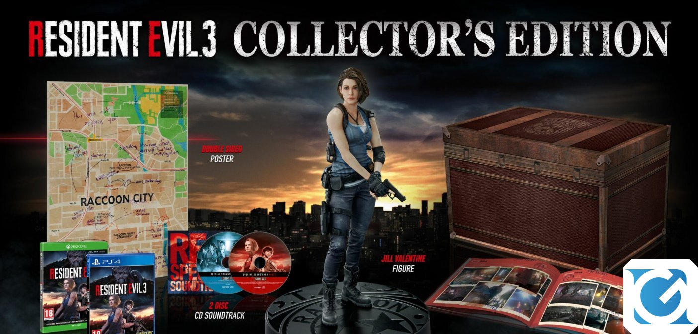 La Collector's Edition di Resident Evil 3 è prenotabile