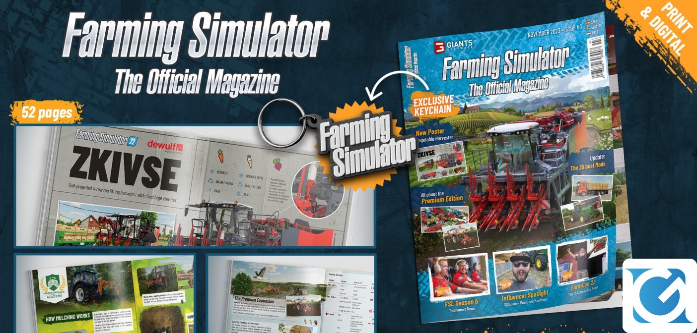 La terza uscita del Magazine Ufficiale di Farming Simulator è disponibile