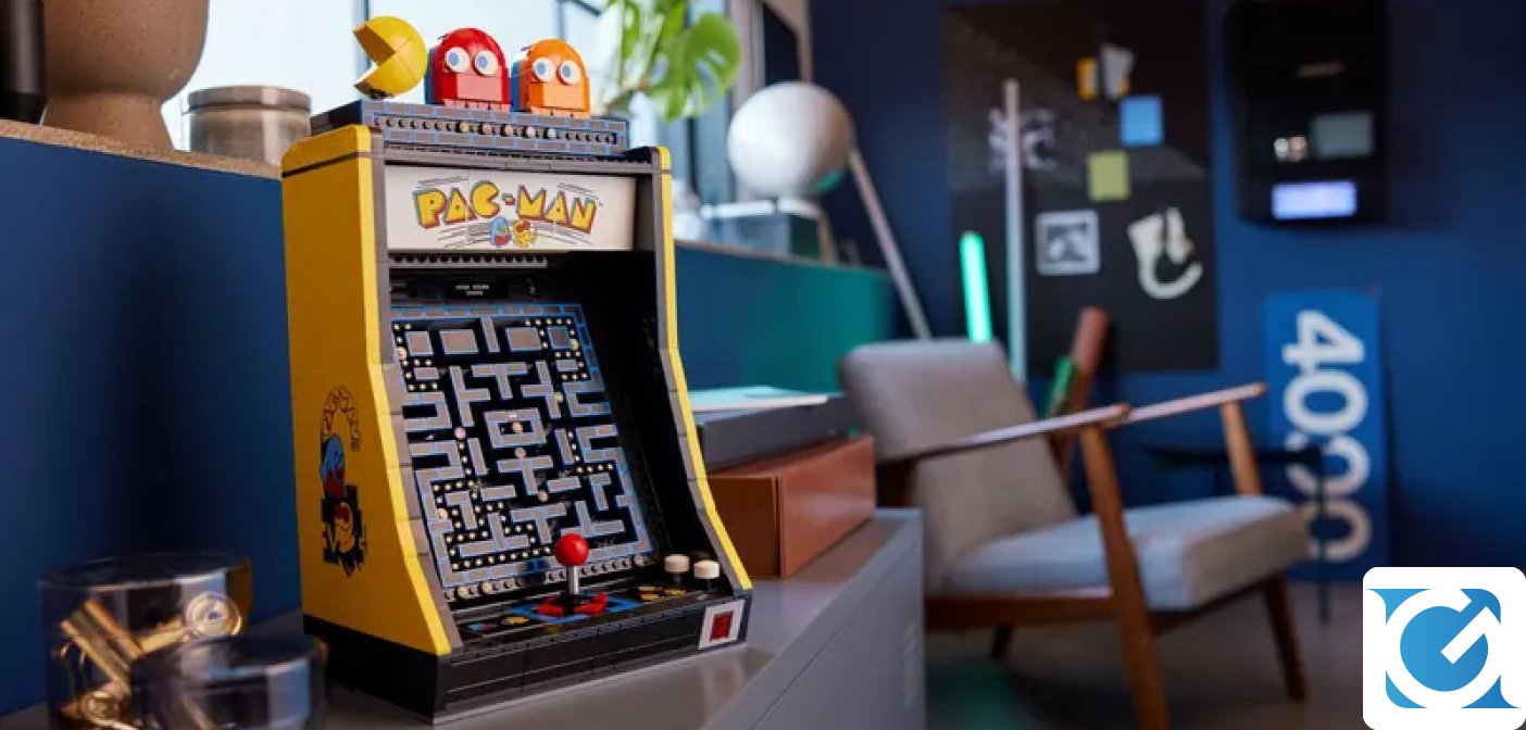 LEGO e BANDAI Namco svelano il nuovo set LEGO ICONS PAC-MAN Arcade dedicato a Pac-man!