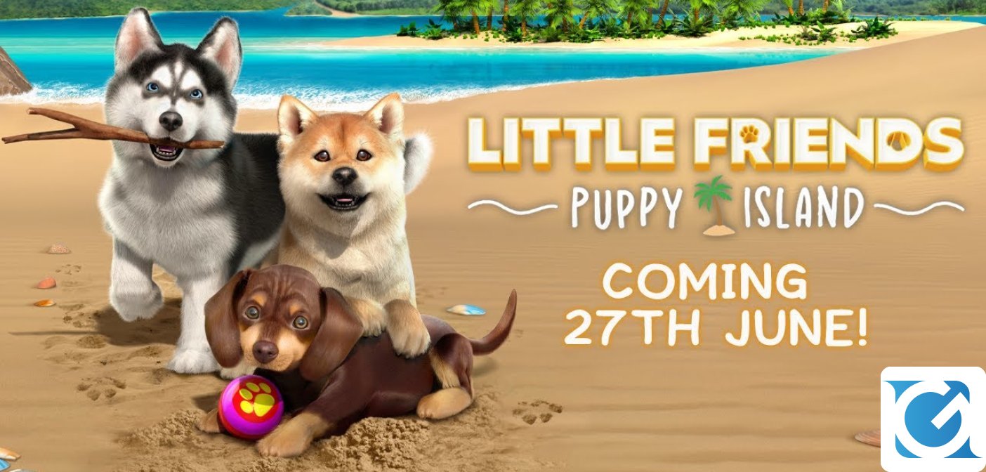 Little Friends: Puppy Island arriva il 27 giugno su Switch e PC