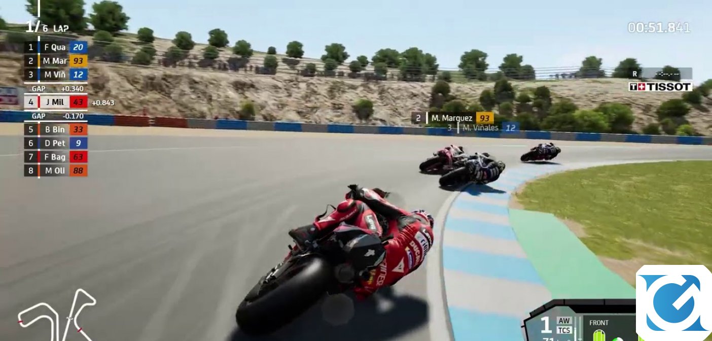 Mostrato il primo trailer di gameplay di MotoGP 21