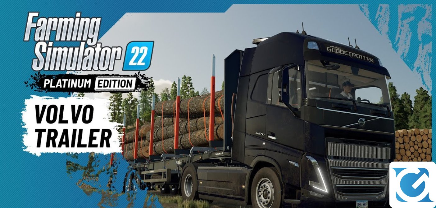 Nuovo trailer per Farming Simulator 22 Platinum Edition dedicato a Volvo