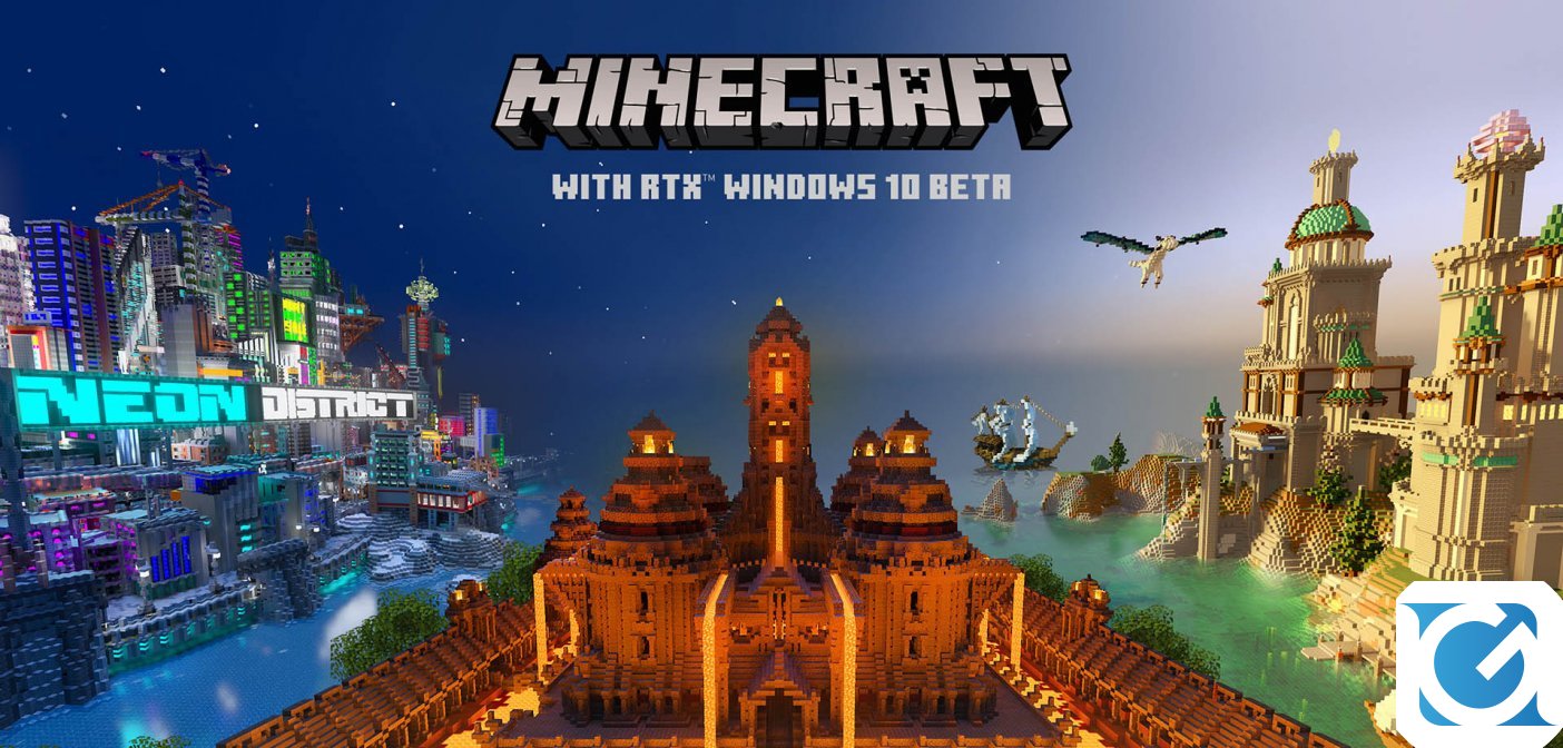 NVIDIA lancia cinque nuovi mondi per Minecraft RTX