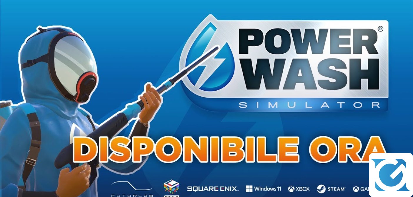 Powerwash Simulator è ora disponibile