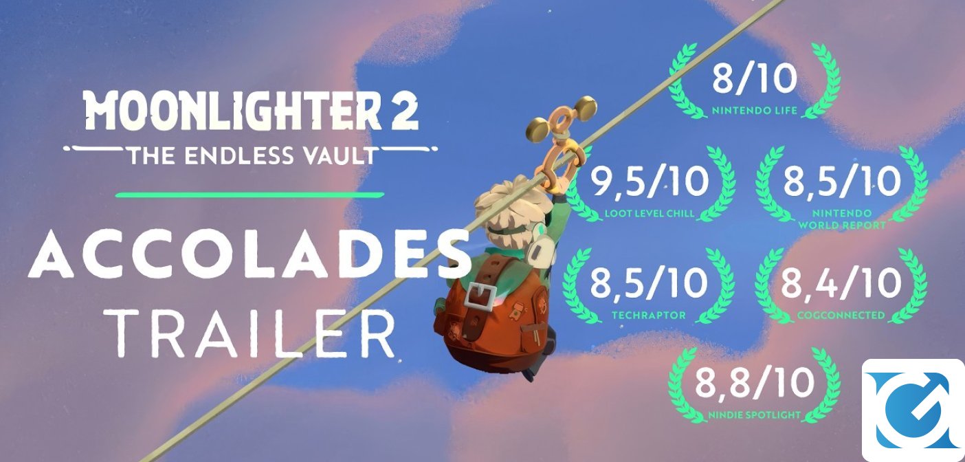 Pubblicato l'accolades trailer di Moonlighter 2