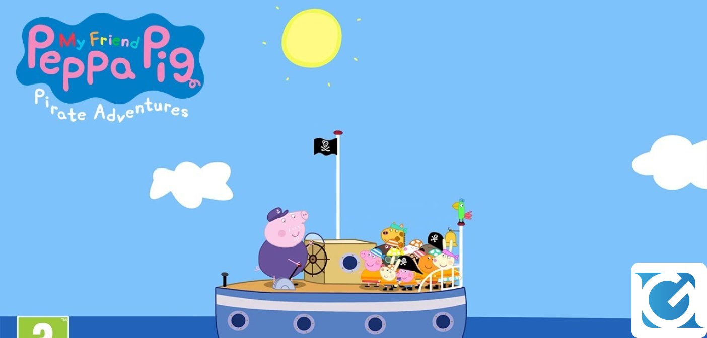 Salpa con il DLC La mia amica Peppa Pig - Avventure Piratesche!