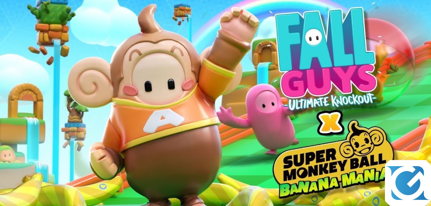 SEGA annuncia la collaborazione di Super Monkey Ball con Fall Guys: Ultimate Knockout