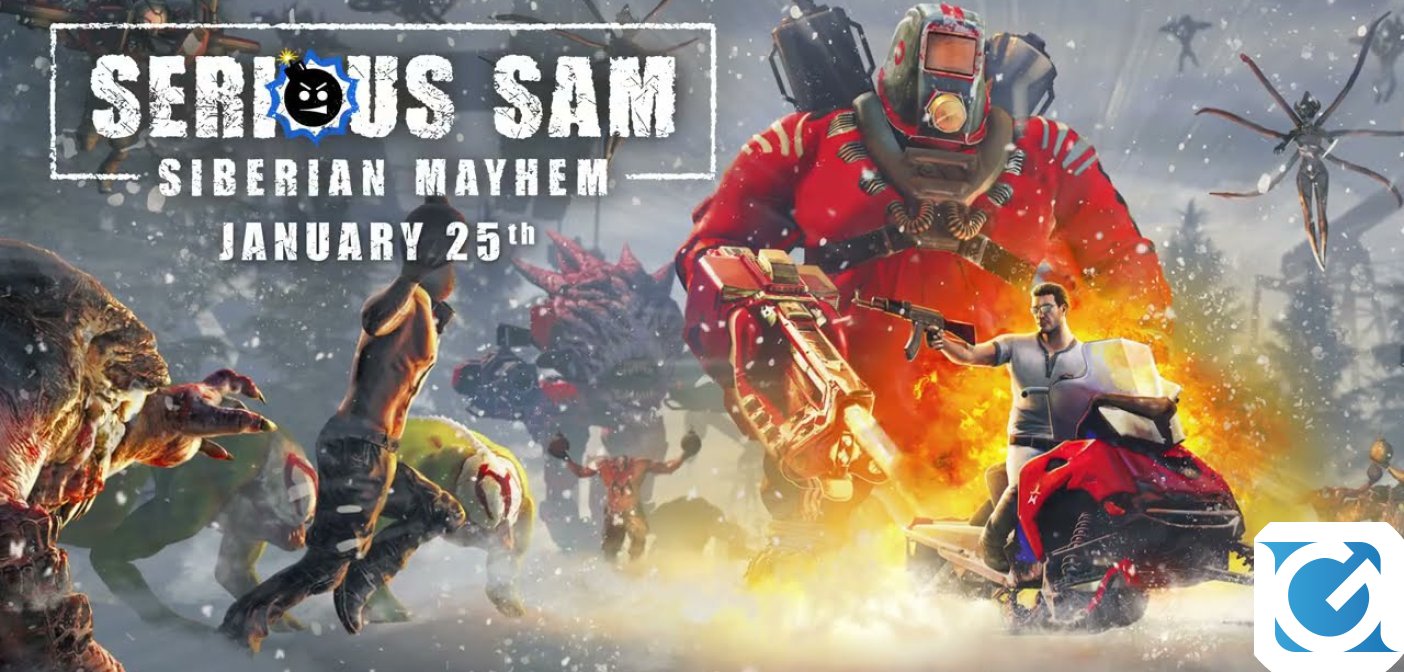 Serious Sam: Siberian Mayhem arriva a fine gennaio su PC
