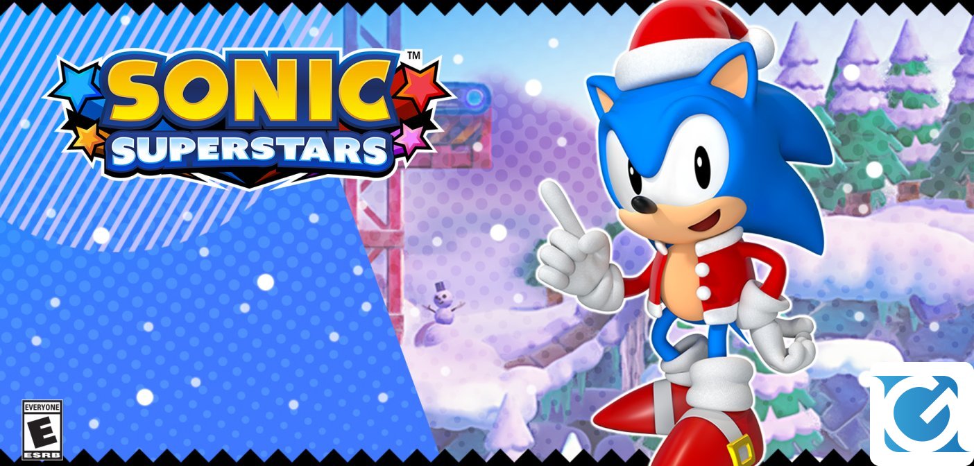Sonic si prepara al Natale in Sonic Superstars