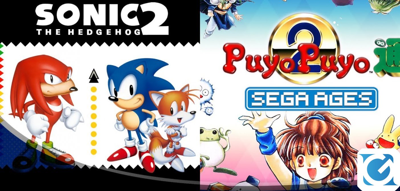 Sonic The Hedgehog 2 e Puyo Puyo 2 disponibili nella raccolta SEGA AGES
