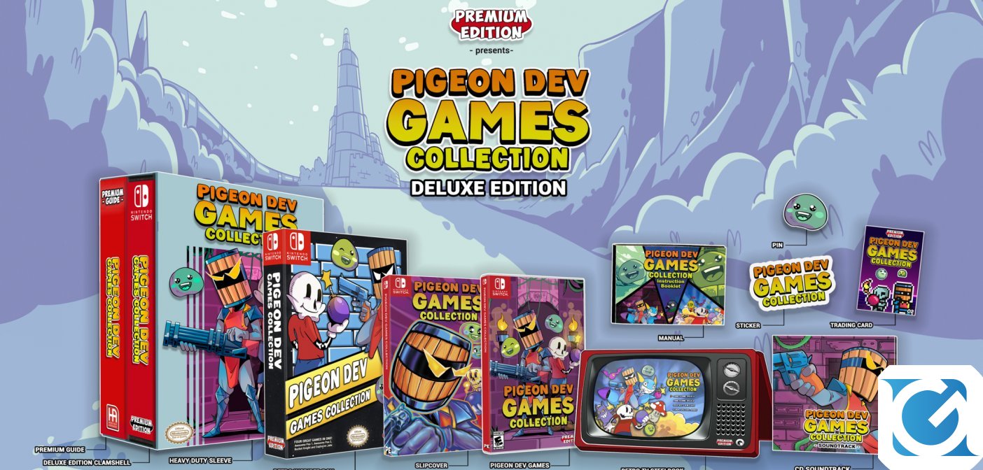 Sono aperti i pre-order per la Pigeon Dev Games Collection