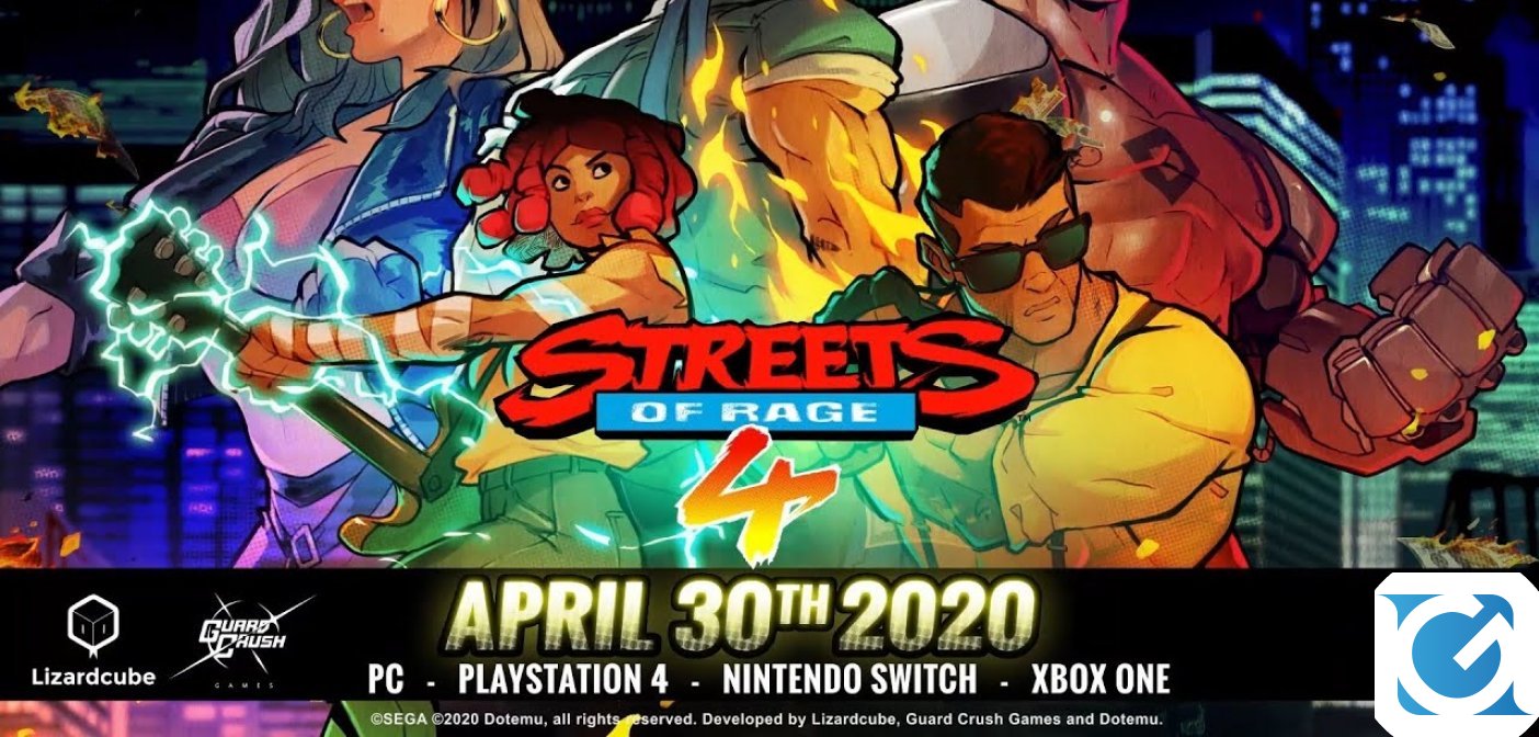 Streets of Rage 4 ha una data d'uscita ufficiale!
