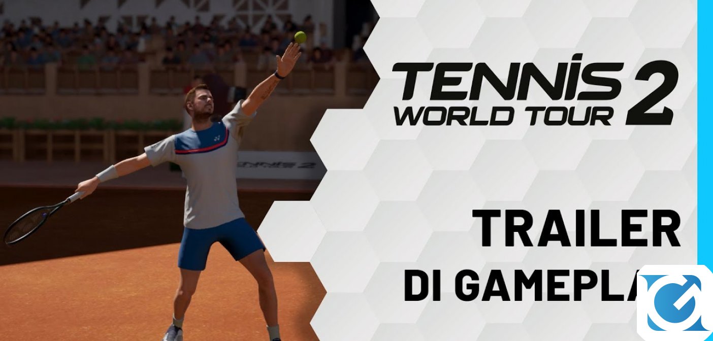 Svelato il primo video gameplay di Tennis World Tour 2