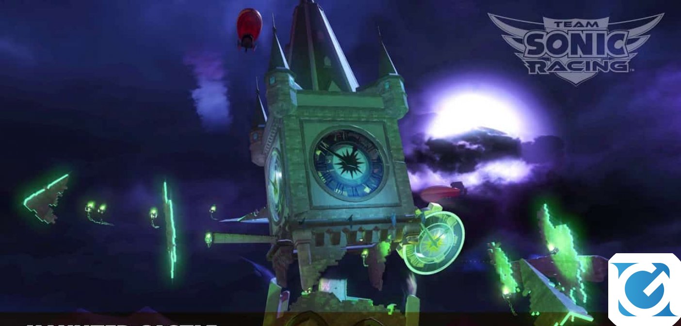 Team Sonic Racing: presentata la nuova mappa Haunted Castle e una nuova traccia