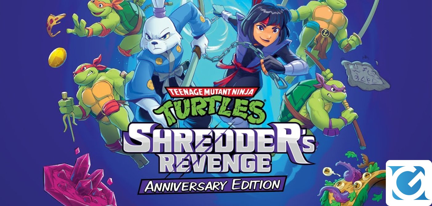 TMNT: Shredder's Revenge Anniversary Edition è disponibile per Switch e Playstation