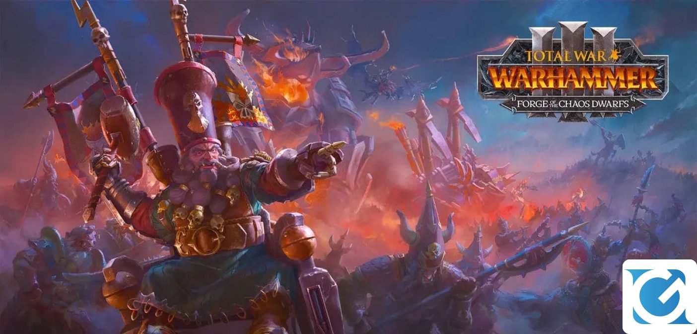 Total War: WARHAMMER III - Forge of the Chaos Dwarfs è disponibile