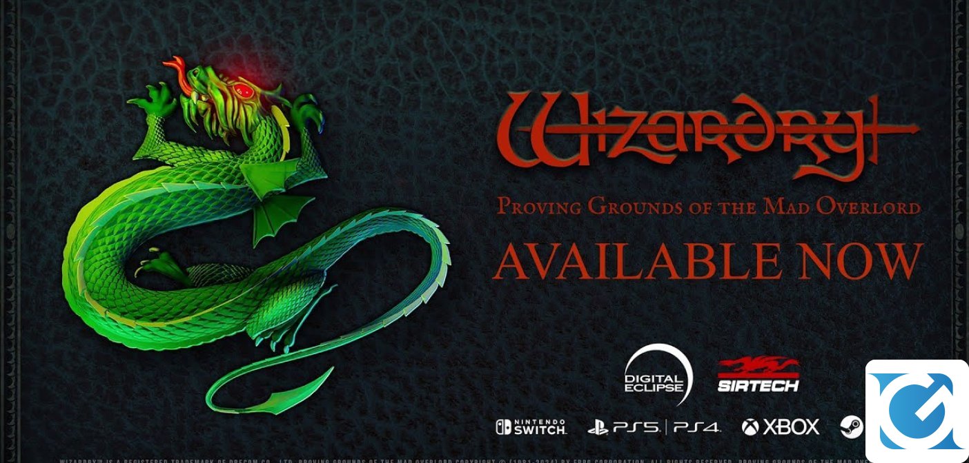 Wizardry: Proving Grounds of the Mad Overlord è disponibile su PC e console
