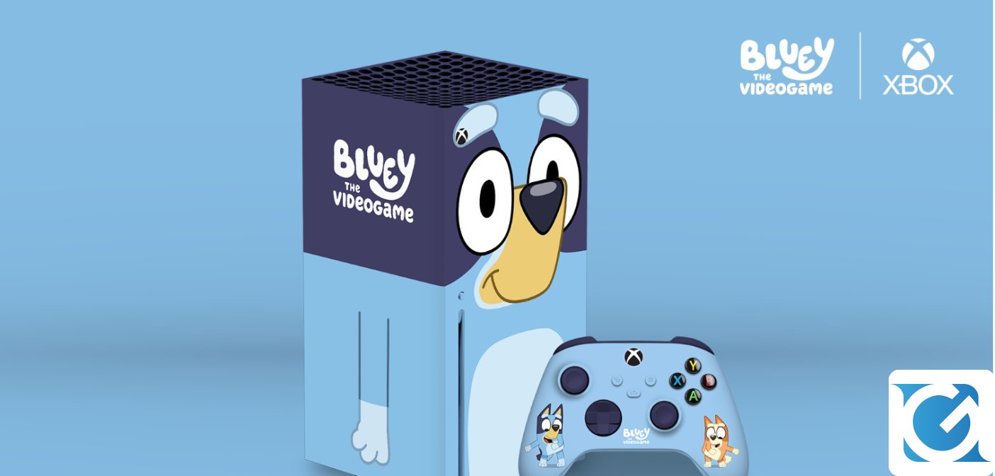 Xbox debutta con la XBOX Series X personalizzata Bluey