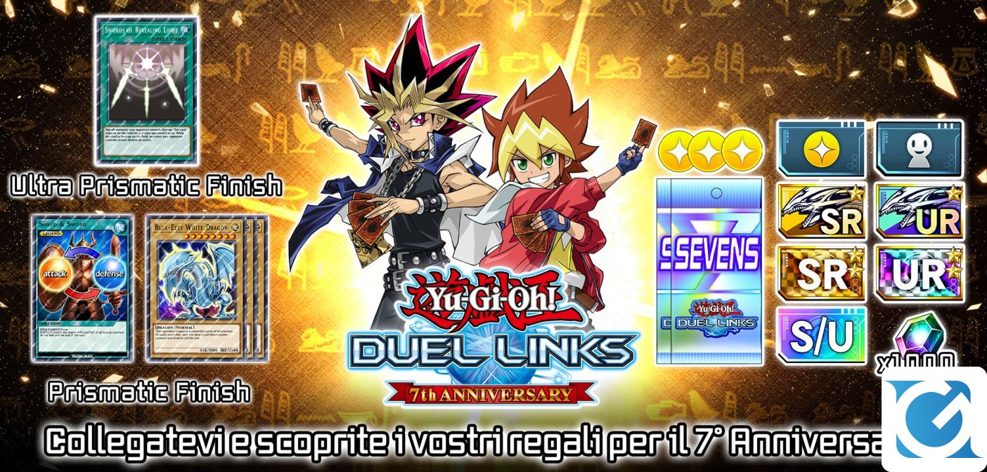 Yu-Gi-Oh! Duel Links compie sette anni!